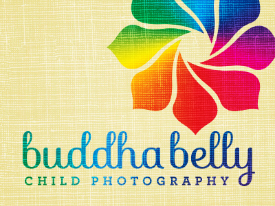buddha belly logo branding logo photography typography
