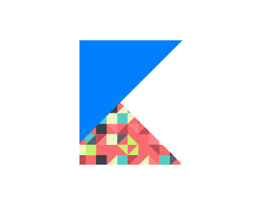 "K" logo concept for a digital agency.