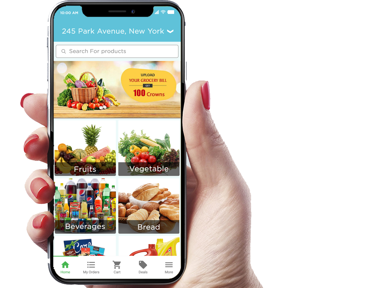 E orders. Mobile Store приложение. Grocery app.