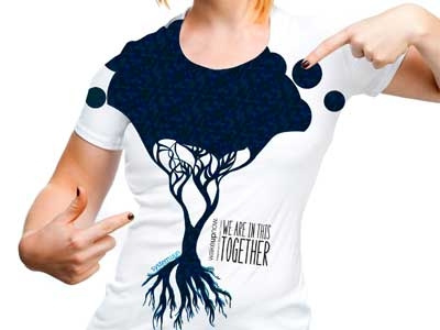 Intogether organic roots systemwun t shirt tees together wakeupnow