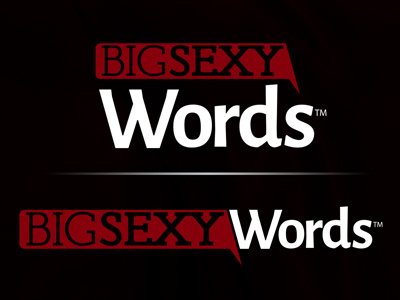 BIG SEXY Words branding logo