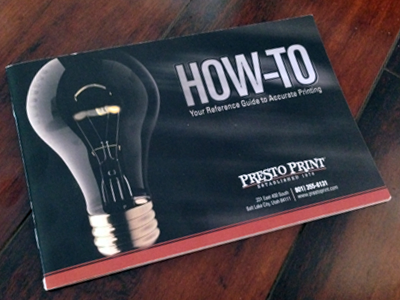 How-To: Your Reference Guide to Accurate Printing authorship book branding collateral how to presto print