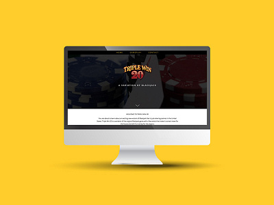 Triple Win 20 Website layout logo design website design