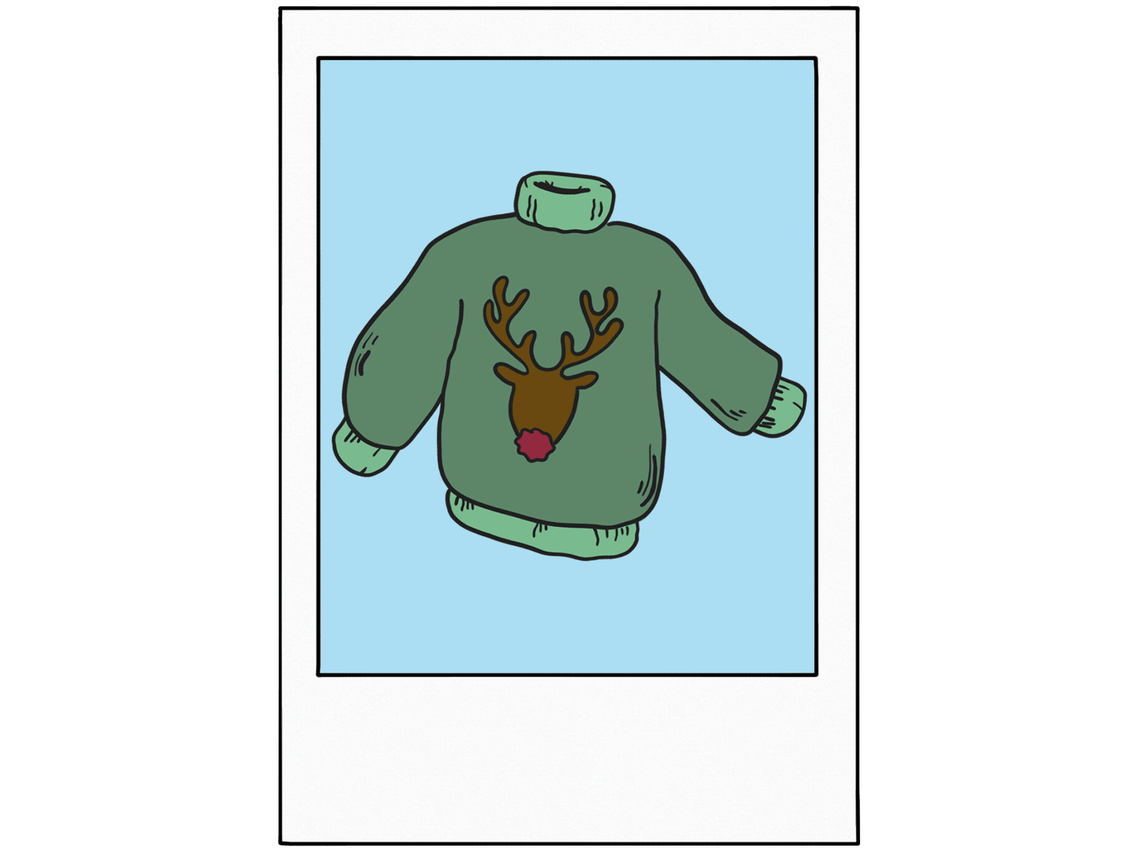 Xmas Sweater_gif adobe photoshop animation christmas christmas sweater digital art gif gif animated illustrator photoshop sweater weather sweaters