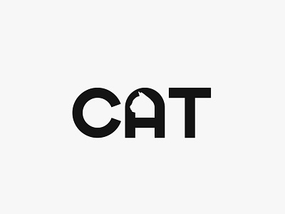 Cat logo animal logo branding cat cat logo design icon illustration illustrator logo logo design minimal negative space vector