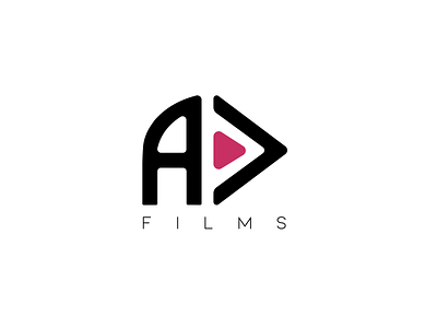 AD Logo Design branding business design films icon illustrator logo logo design minimal movies vector