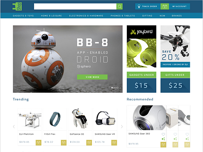 Gadget Shop drone shop ecommerce online stor