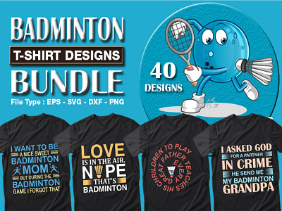 Best selling 40 badminton sport t-shirt designs bundle badminton badminton designs bundle badminton t shirt designs bundle badminton tshirt designs designs bundle tshirt bundle tshirt designs bundle