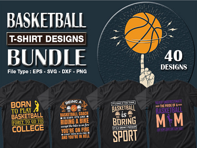 Best selling 40 basketball sport t-shirt designs bundle basketball basketball designs basketball tshirt basketball tshirt designs basketball tshirt designs bundle