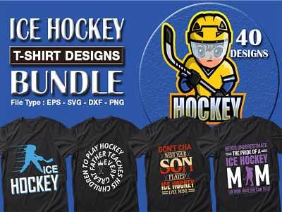 Hockey T-Shirt Designs Niche & Other Merch Graphics