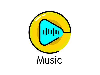 Icon music adobe illustrator ai brandandidentity designminimalis logodesign logodesignersclub photoshop