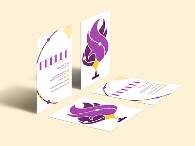 Nebula Candle Company - Business Cards branding business cards candle cards collateral design graphic design identity nebula print print collateral