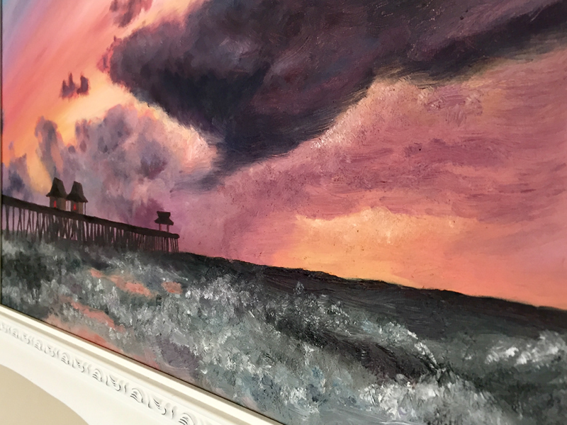 Naples Pier sunset pier painting paint oil swfl fl florida naples