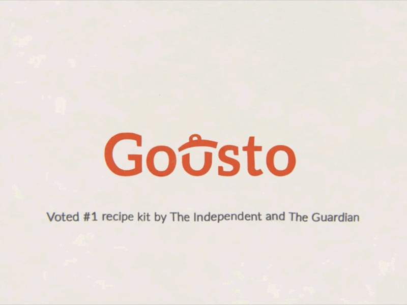 Gousto How It Works video kit recipe delivery food video promo animation illustrations gousto
