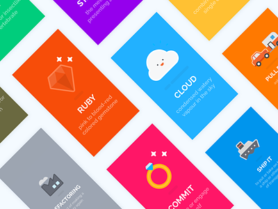 Visually Defined: Tech Jargon cards cloud cute funny illustration jargon ruby tech
