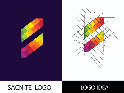 SACNITE Logo creative logo graphic design logo logo design logo idea new logo s letter logo