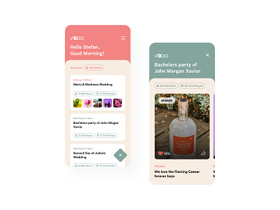 Vodo - Event Planning App Concept app concept daily ui design event fashion planning srilanka wedding