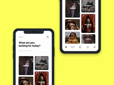 Fashion App Search Screen