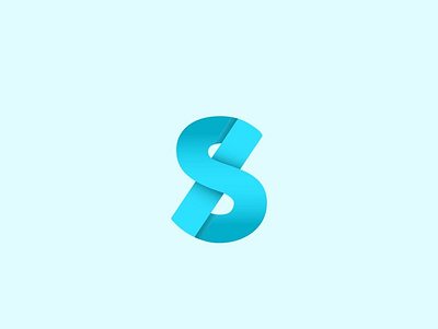 Letter S Logomark branding icon logo typography