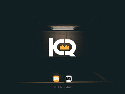 K-R Letter Logo app branding design graphic design icon logo logo 2020 logo mark ui vector