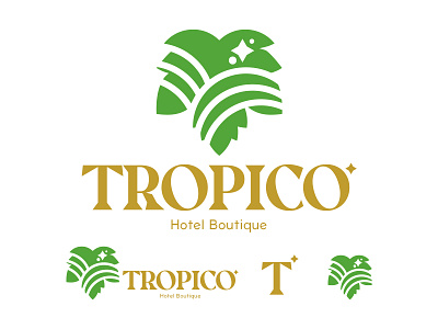 Tropico Hotel Boutique branding branding design design graphic design logo brand branding illustrator logodesign logotype