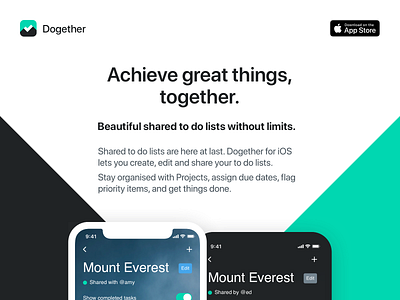 Dogether landing page