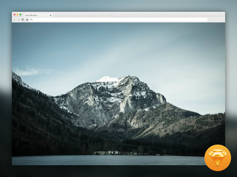 Chrome window sketchapp dribbble