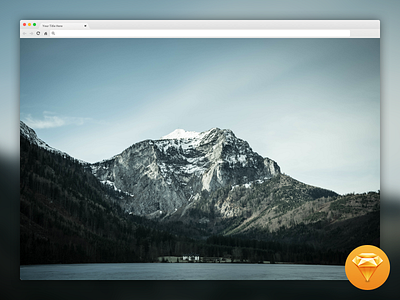 Chrome Window for Sketch.app & Dribbble