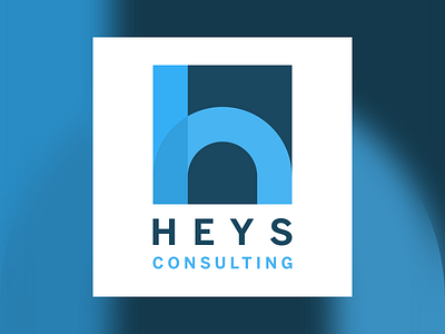 Heys Consulting Logo blue brand h heys logo