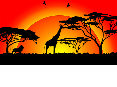 african sunset