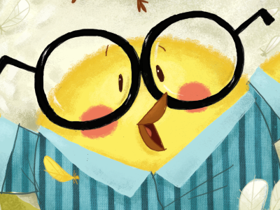 Chick! book chick chicken childrens book glasses pillow fight