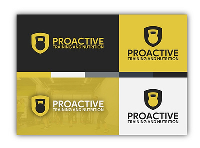 Proactive Fitness - Bootcamp Gym bootcamp branding fitness gym kettlebell logo sheild