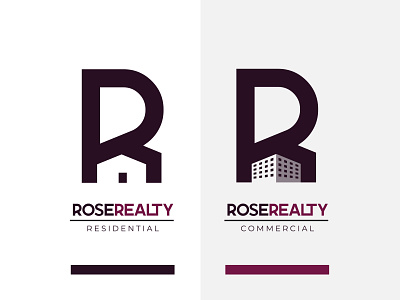 Real Estate Identity brand identity branding logo negative space negative space logo real estate realtor