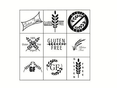 Gluten Free lable design concepts