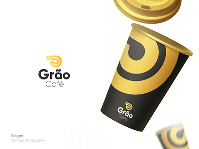 Grao Cafe branding coffe coffee cup coffee shop coffeeshop crest design icon illustration logo