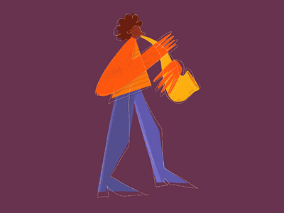 Character Trumpeter' illustration character