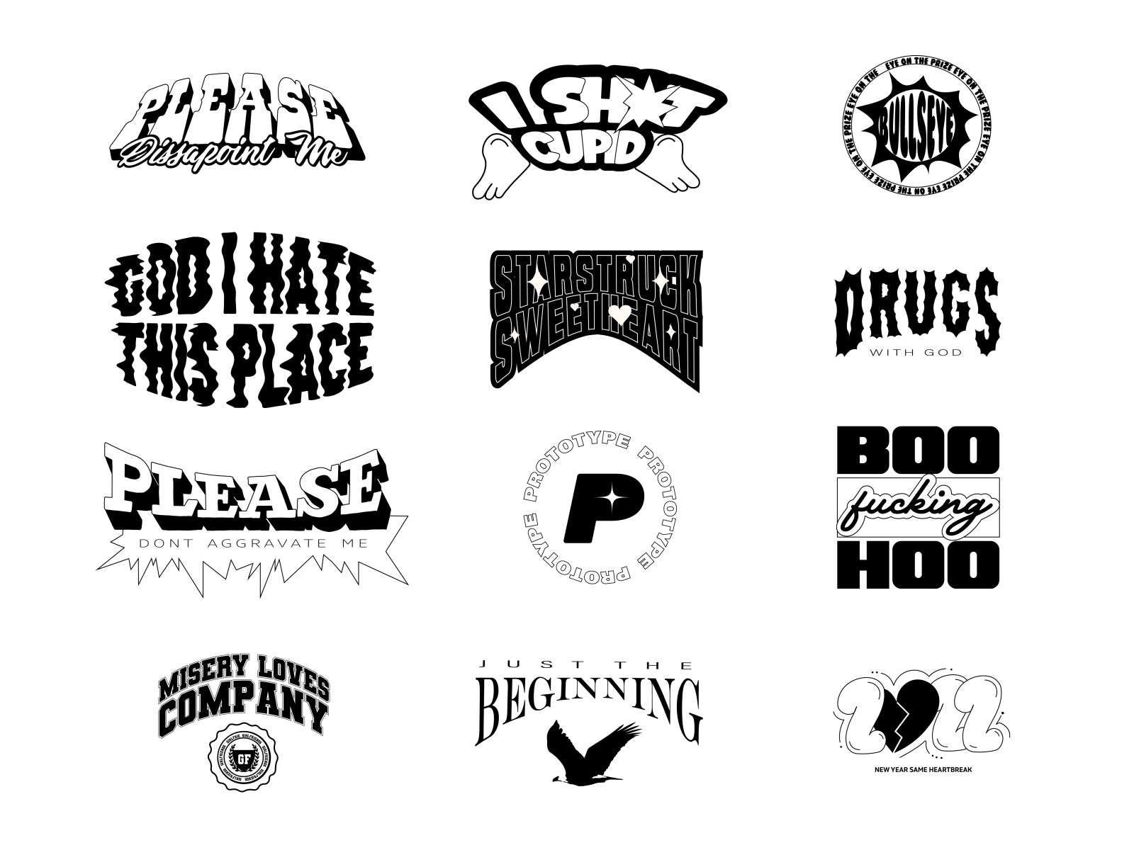 Sticker Logo Set By Mike Silvers On Dribbble