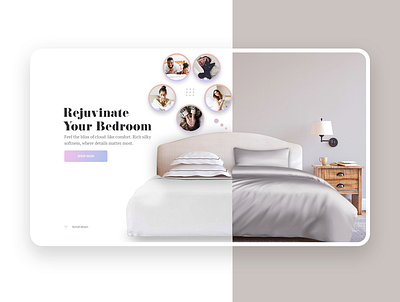 Rejuvinate Your Bedroom branding graphic design illustrator website