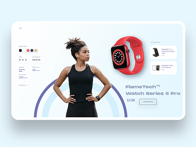 Smart Watches branding graphic design illustrator ui ux watches website