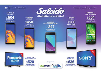 Volante Celulares Electronica branding design flyer print