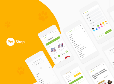 Pet shop e commerce e commerce template figma figma design pet app petshop ui ux zoo