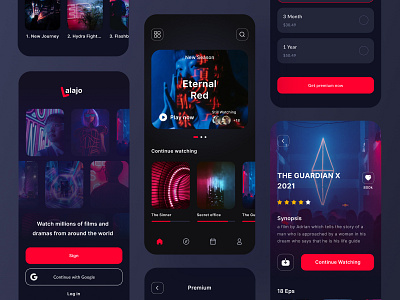 Movie App Concept app app design branding mobile app movie movie app plan streaming ui design uiux ux design video player