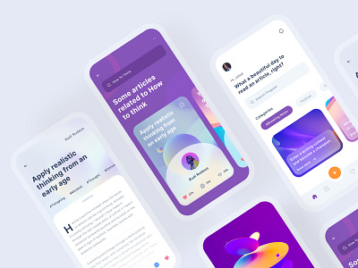 Article Mobile App by M Yudi on Dribbble