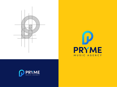 P Logo Design brand design branding clean logo design logo logo design logo grid logo p modern logo music logo p p logo process