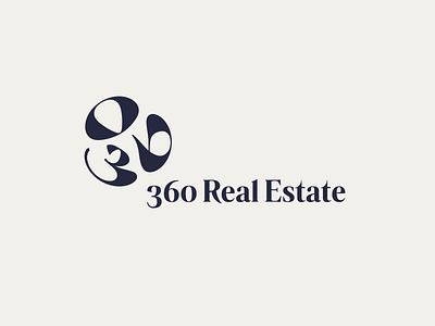 360 Real Estate 2d 360 branding design icon logo type typography vector