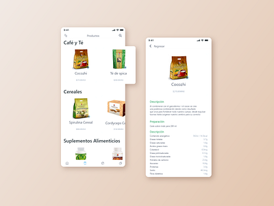 Product Catalog Mobile App UI