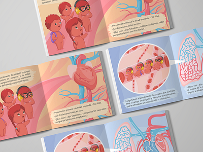 An Adventure through the Circulatory System cartoon character character design children childrens book design draw drawing illustration illustrator science story storybook