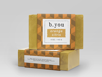 b.you soap bar Package Design