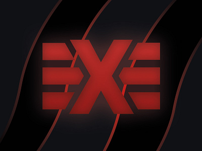 Excidium Logo angular identity logo