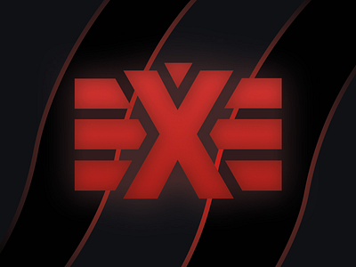 Excidium Logo - remastered angular identity logo